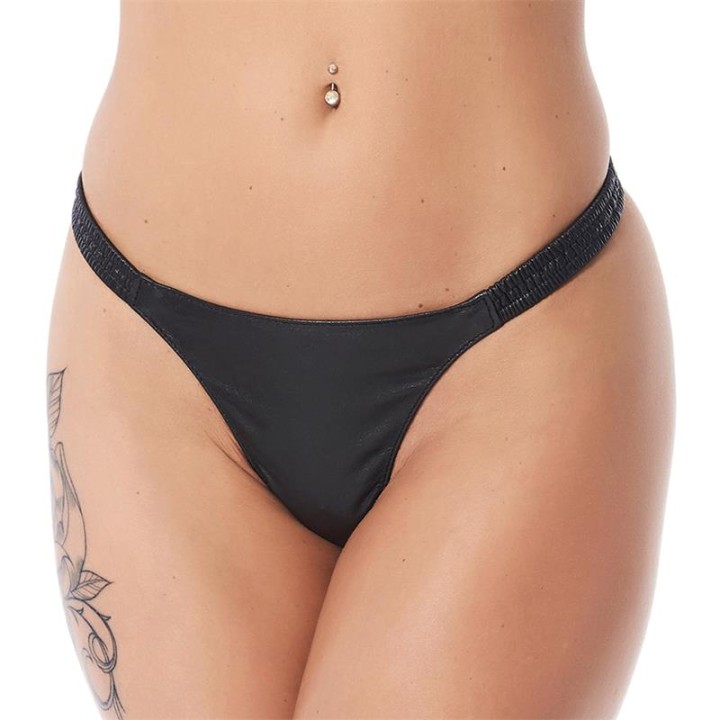 Tanga em Pele Elástica