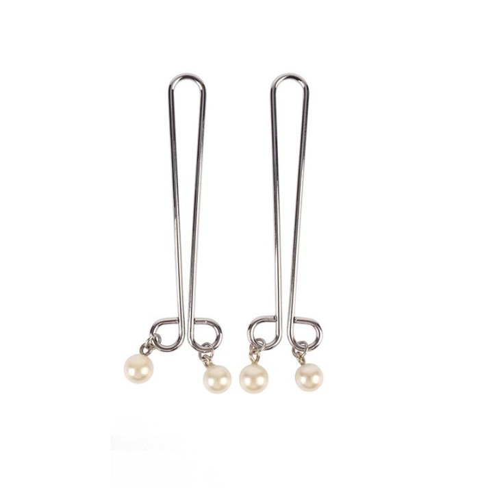 Pinças para Mamilos com Pérolas