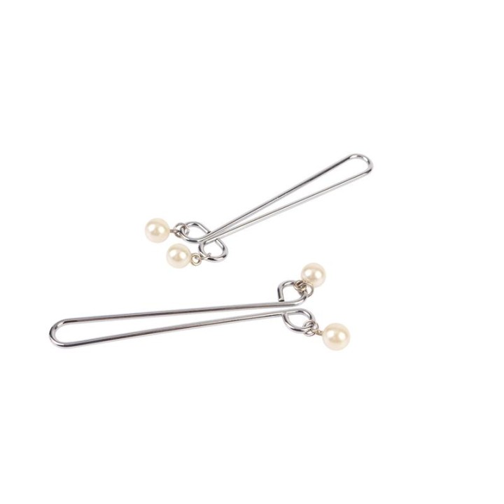 Pinças para Mamilos com Pérolas