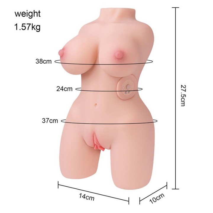 Torso com Vibração Kosey 1.57 kg