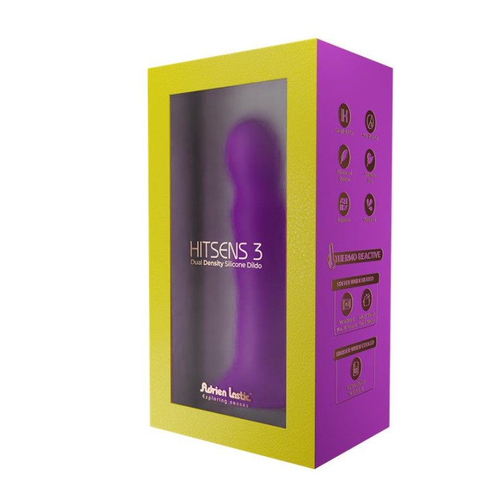 Dildo Hitsens 3 Dupla Densidade Roxo