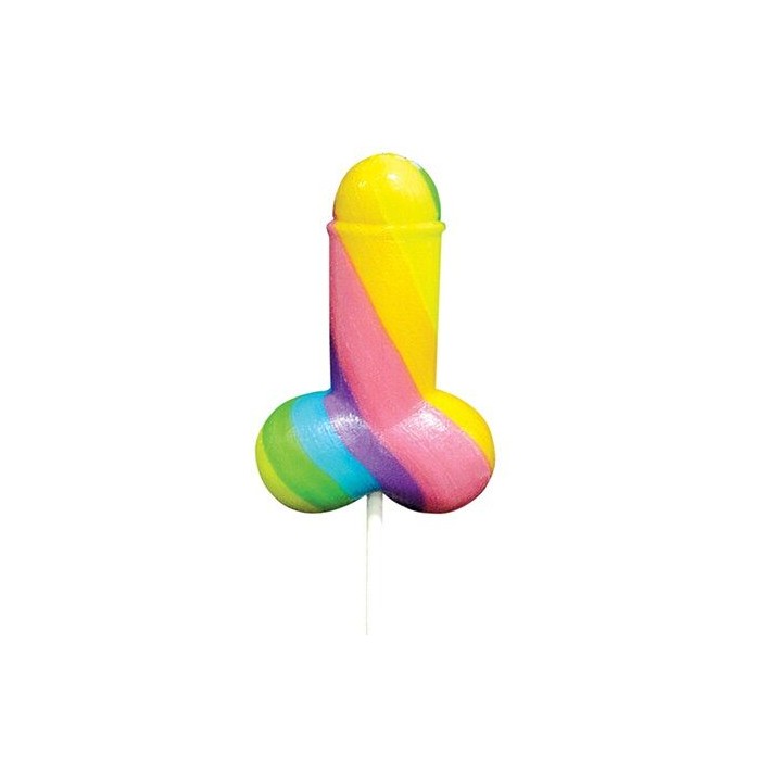 PRIDE - SPENCER & FLEETWOOD RAINBOW COCK LGBT LOLLIPOP