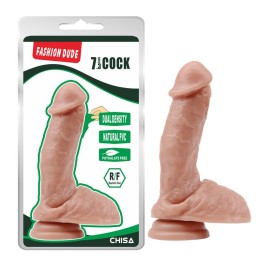 Dildo Fashion Dude 7.3 de Dupla Densidade Natural