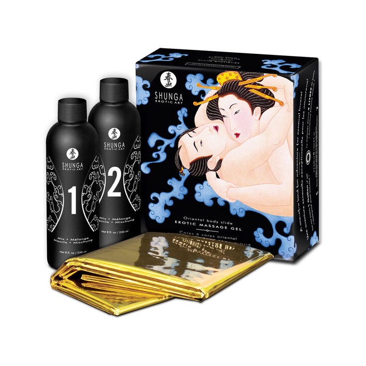 SHUNGA - ORIENTAL BODY TO BODY EROTIC MASSAGE GEL WITH EXOTIC FRUITS
