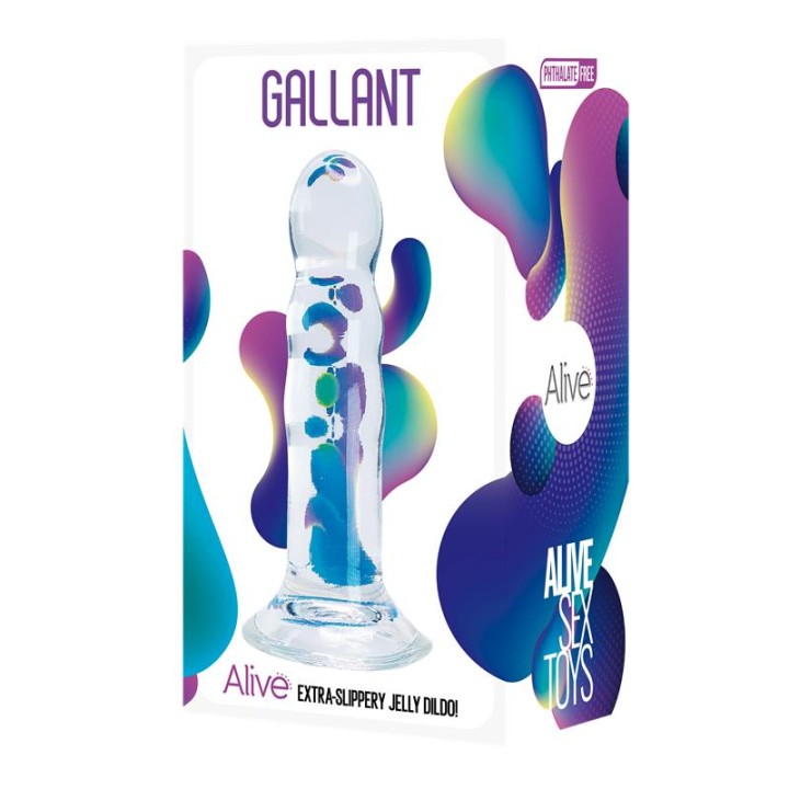 Dildo Jelly Gallant 14 cm Transparente