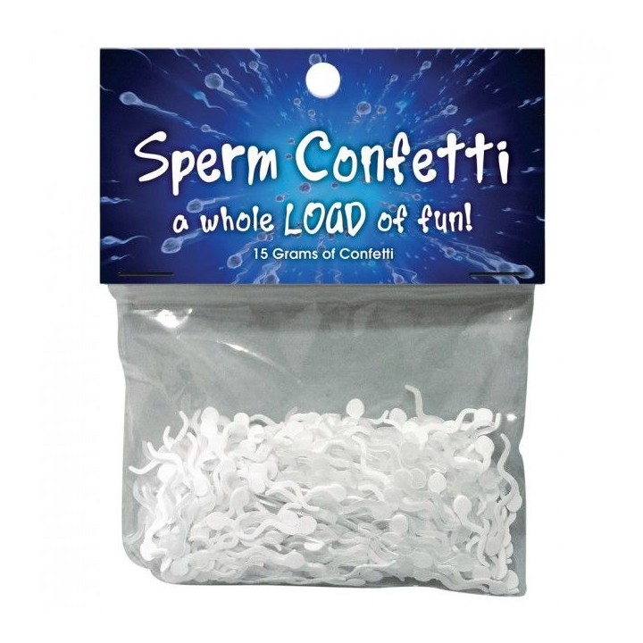 KHEPER GAMES - SPERM-SHAPED CONFETTI