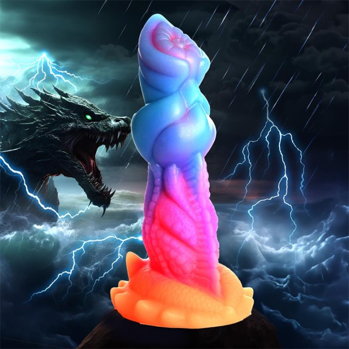 Dildo Aqua-Cock Brilha no Escuro Silicone