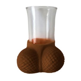 DIABLO PICANTE - CRYSTAL SHOT GLASS WITH MULATO EGGS