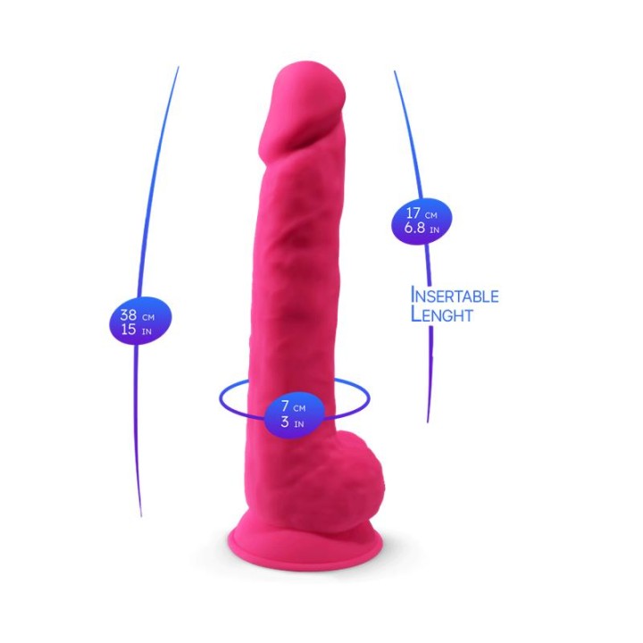 Dildo Dupla Densidade Mod 15"