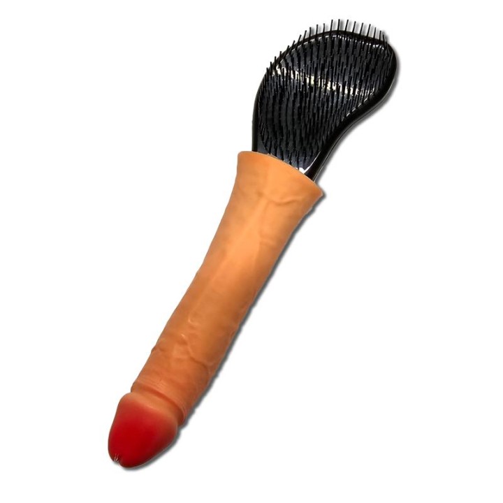 DIABLO PICANTE - HAIR BRUSH WITH PENIS AT THE TIP