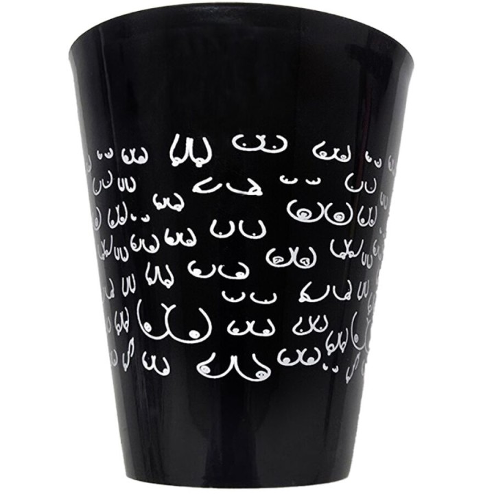 DIABLO PICANTE - BLACK CUP 500 ML WITH WHITE BOOBS