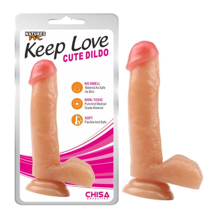 Dildo Cute 17,8 x 4 cm Natural