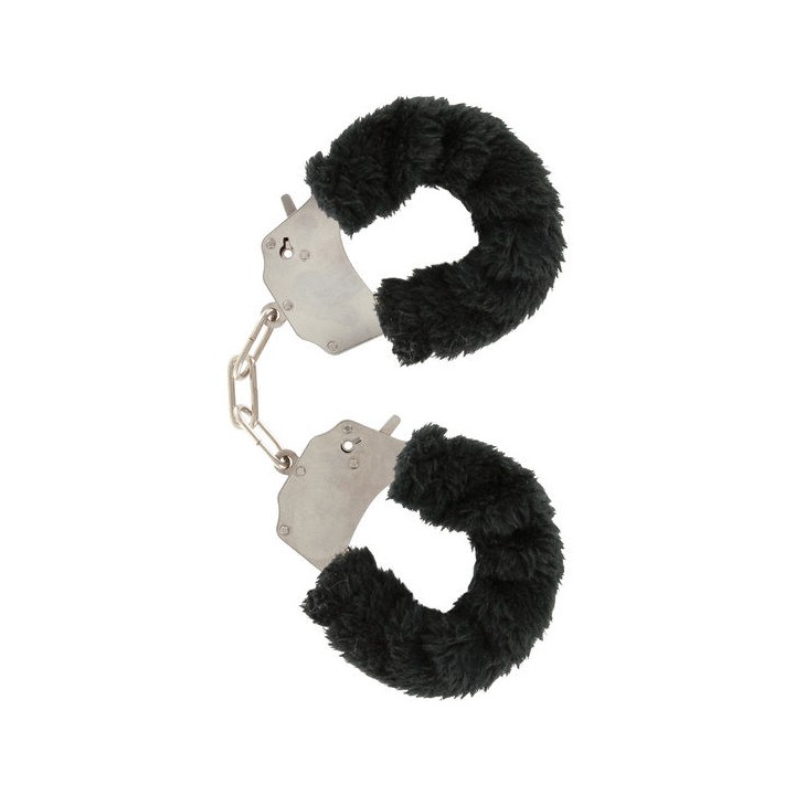 TOYJOY - FURRY FUN CUFFS BONDAGE BLACK