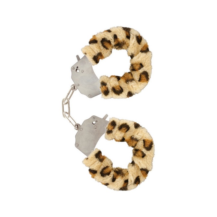 TOYJOY - FURRY FUN CUFFS BONDAGE LEOPARD