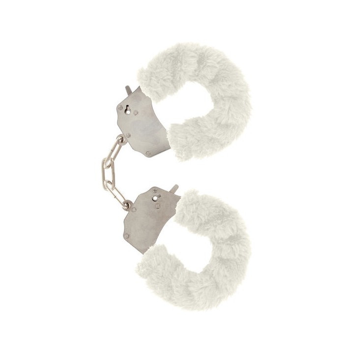 TOYJOY - FURRY FUN CUFFS BONDAGE WHITE