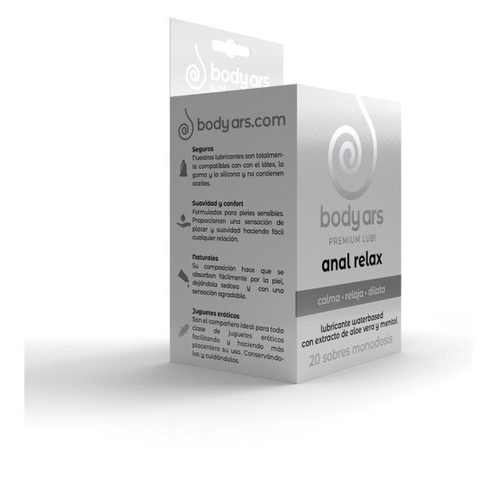 Monodoses Gel Relaxante Anal Base Água 20 x 4 ml