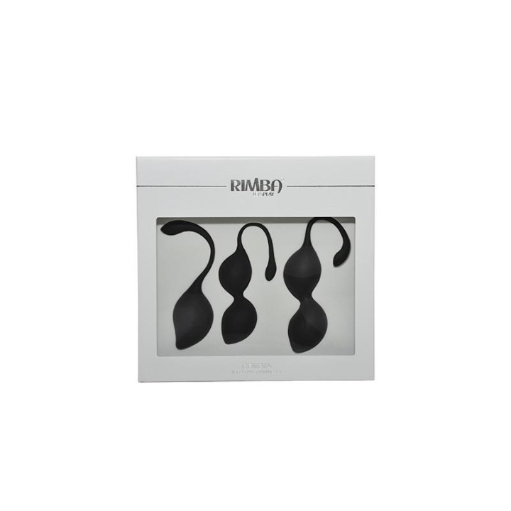 Conjunto de 3 Bolas de Kegel Geneva Preto