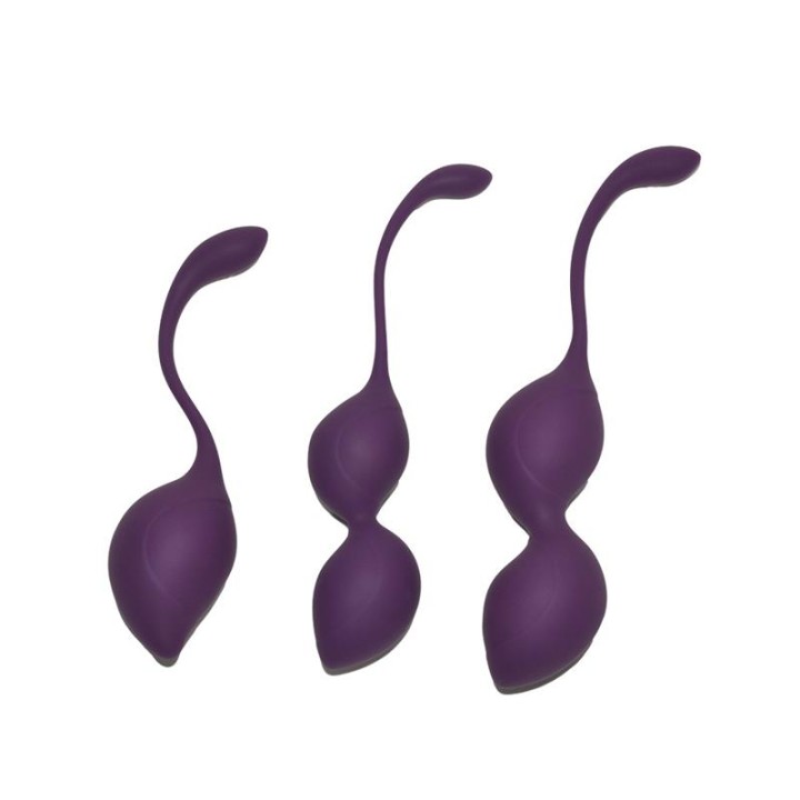 Conjunto de 3 Bolas de Kegel Geneva Púrpura