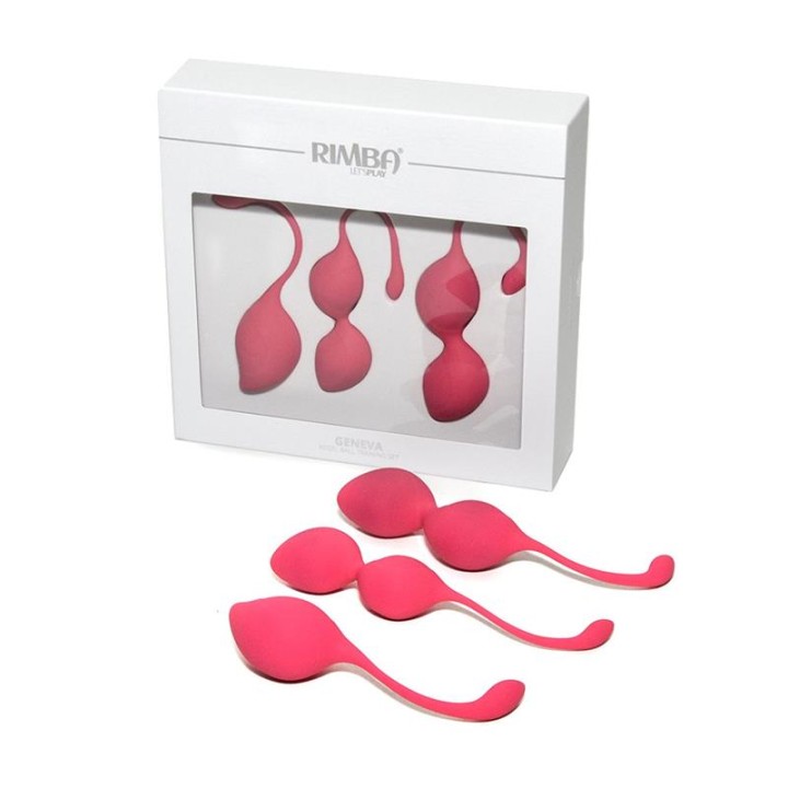 Conjunto de 3 Bolas de Kegel Geneva Rosa