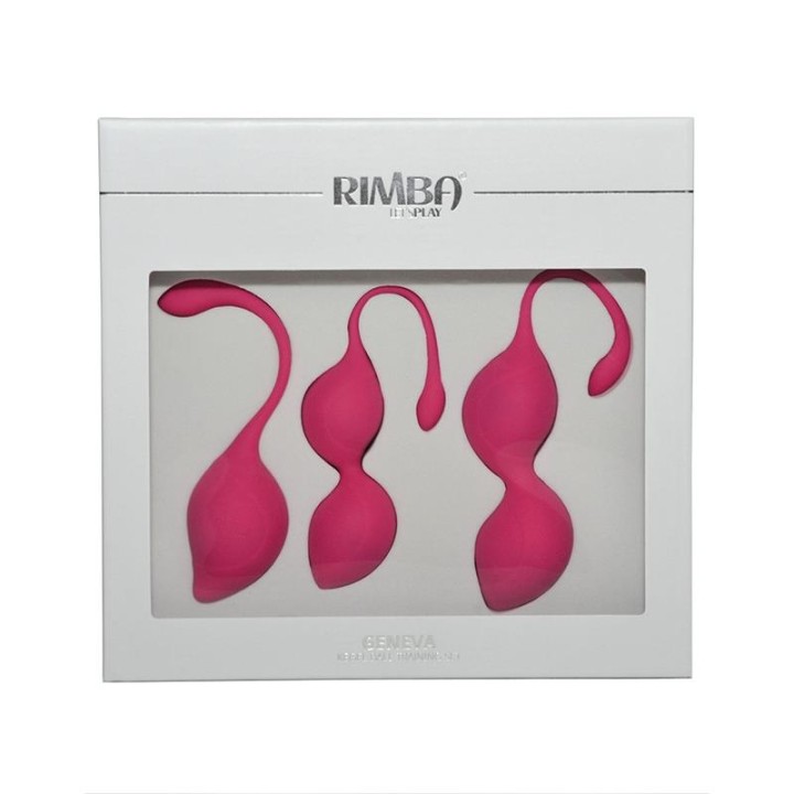 Conjunto de 3 Bolas de Kegel Geneva Rosa