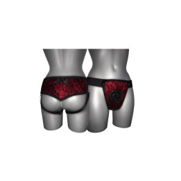 Arnés de Luxo com Espalda Vermelho S - XL