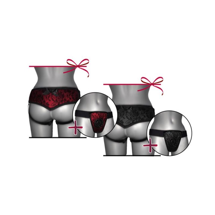 Arnés de Luxo com Espalda Vermelho S - XL
