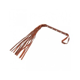 Flogger em Pele Castanha 62cm