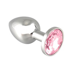 Plug de Metal Rosa 7,3 cm