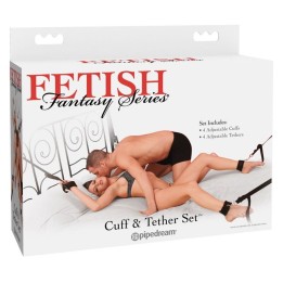 FETISH FANTASY CUFF AND TETHER SET
