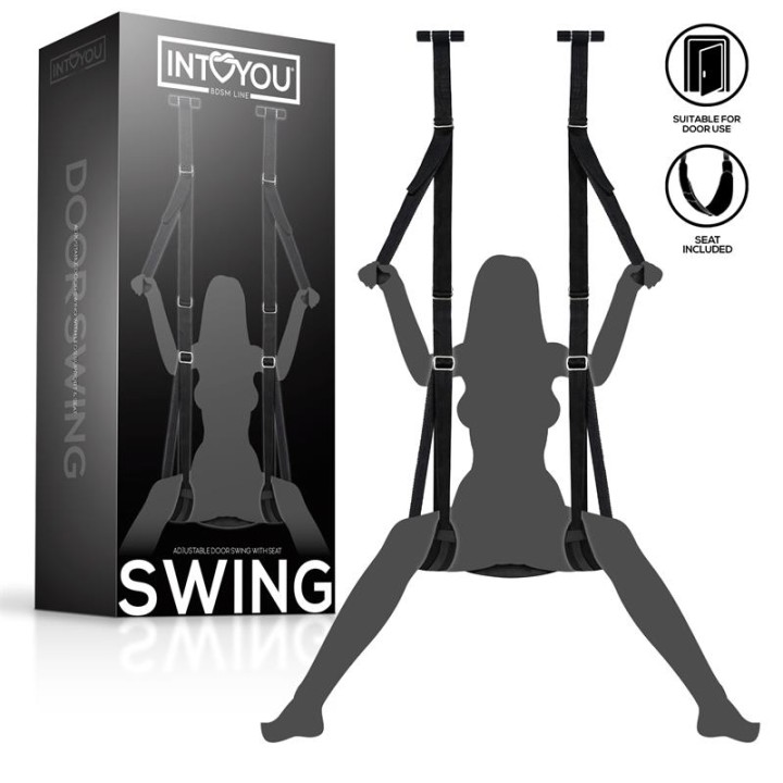 Balanço de Porta com Suporte para Mãos, Pernas e Assento