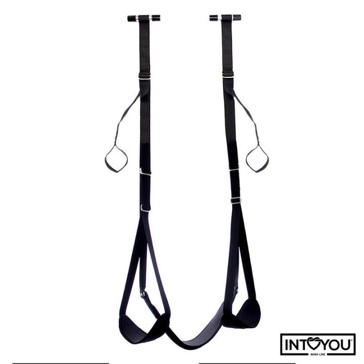 Balanço de Porta com Suporte para Mãos, Pernas e Assento