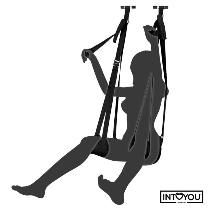 Balanço de Porta com Suporte para Mãos, Pernas e Assento