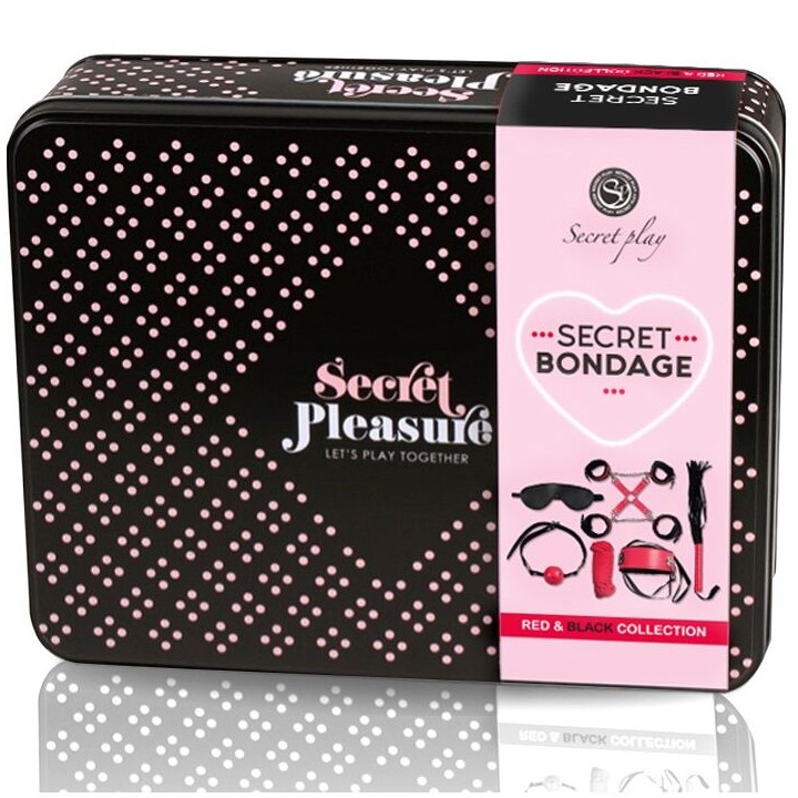 SECRETPLAY - BDSM SET 6 PCS RED COLLECTION