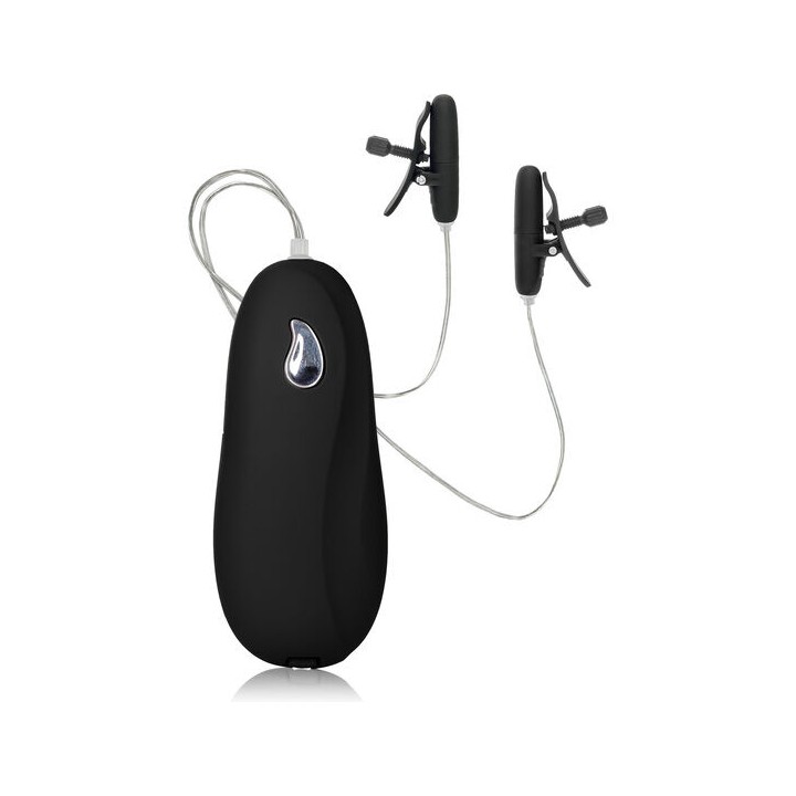 CALEXOTICS - VIBR HEATED NIPPLE TEASERS BLACK