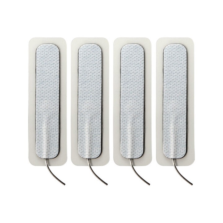 ELECTRASTIM - 4 X LONG SELF ADHESIVE PADS 1.5 CM X 7.5 CM