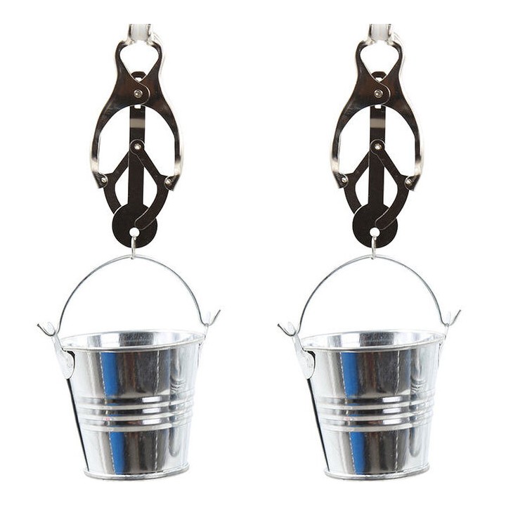 OHMAMA FETISH NIPPLE CLAMPS WITH BUCKETS