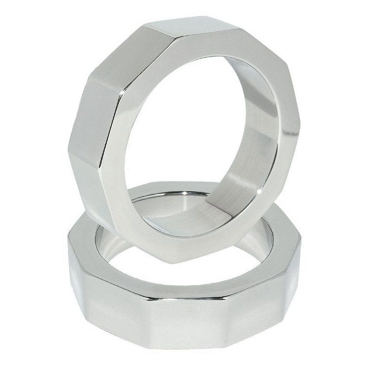 METAL HARD - PENIS AND TESTICLE NUT RING 55 MM