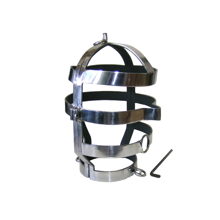 METAL HARD - MASK WITH STEEL NECKLACE