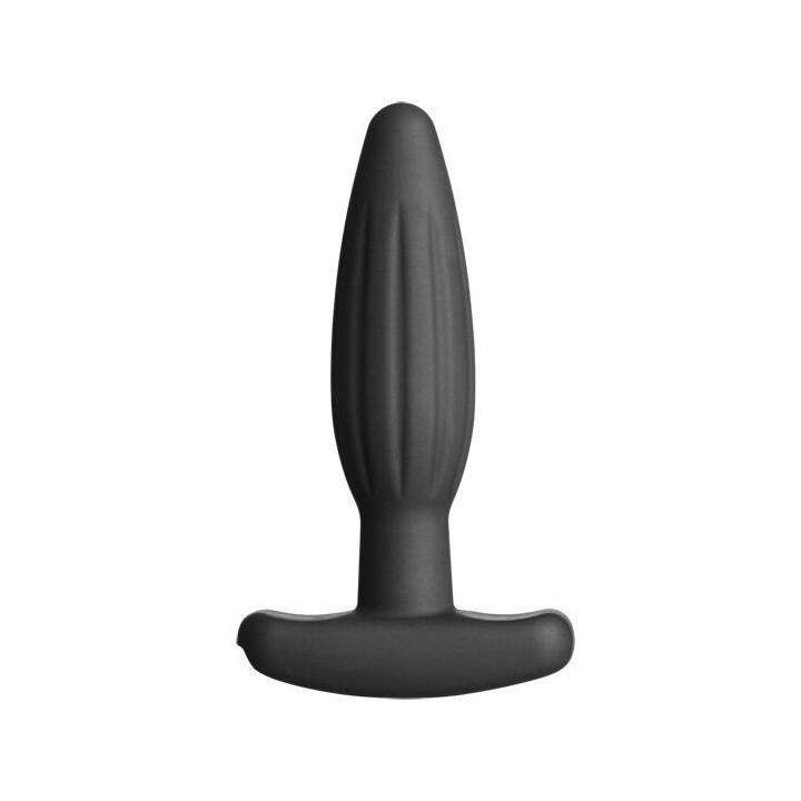 ELECTRASTIM - SILICONE BLACK ROCKER BUTT PLUG SMALL