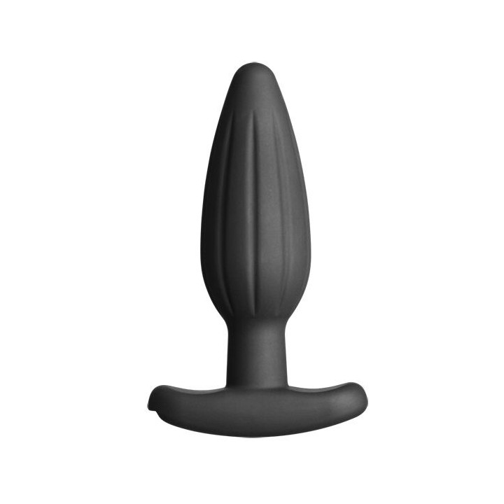 ELECTRASTIM - SILICONE BLACK ROCKER BUTT PLUG MEDIUM
