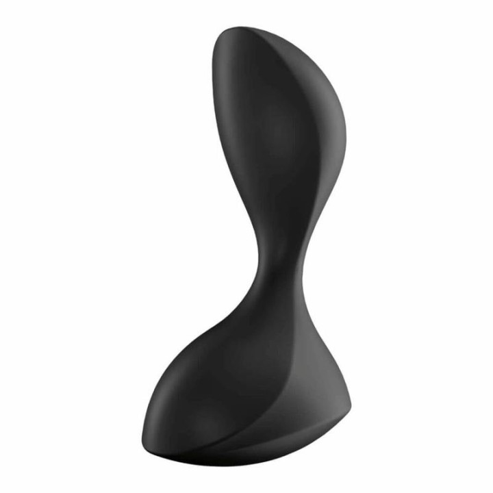 SATISFYER - SWEET SEAL VIBRATING PLUG APP BLACK