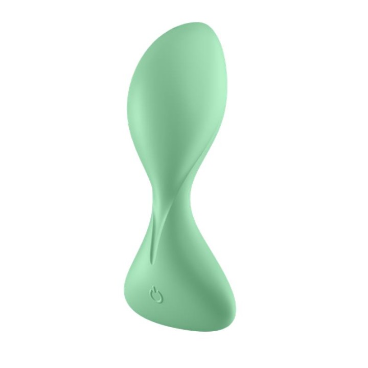 SATISFYER - TRENDSETTER VIBRATING PLUG APP GREEN