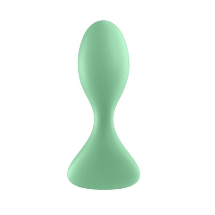 SATISFYER - TRENDSETTER VIBRATING PLUG APP GREEN