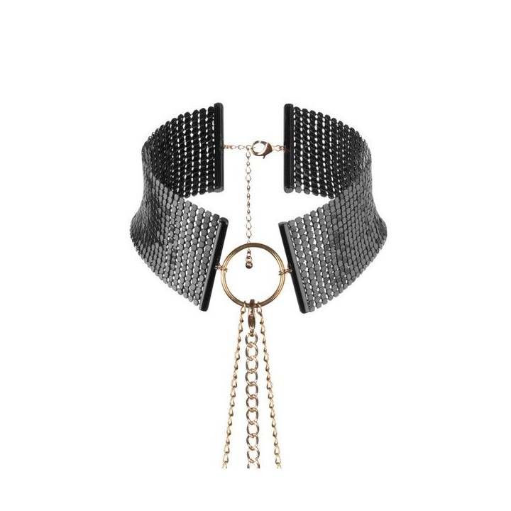 BIJOUX - DÉSIR MÉTALLIQUE BLACK METALLIC NECKLACE