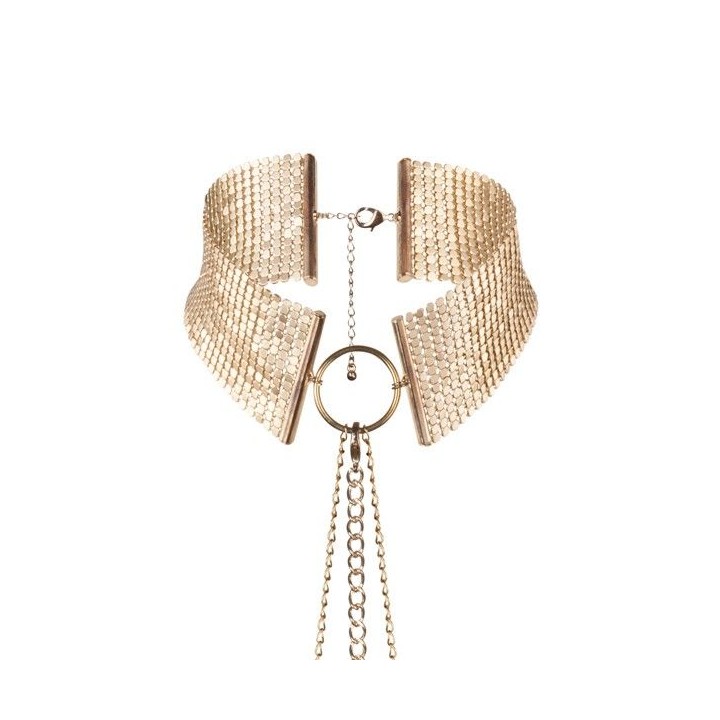 BIJOUX - DÉSIR MÉTALLIQUE GOLDEN METALLIC NECKLACE