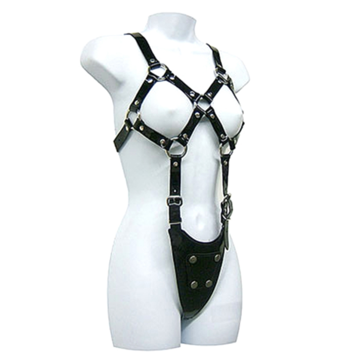 LEATHER BODY - EXPOSED BODY WOMAN