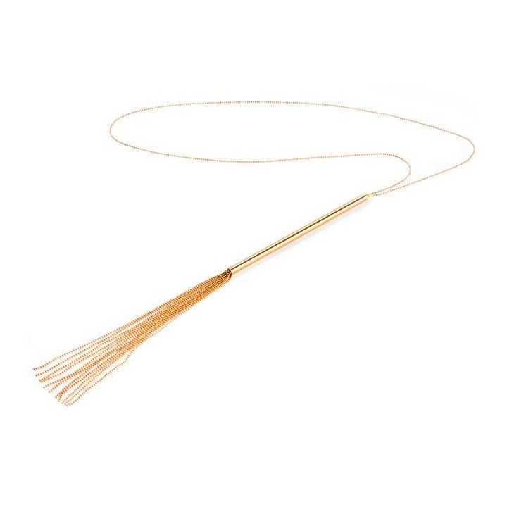 BIJOUX - MAGNIFIQUE METAL CHAIN NECKLACE / WHIP