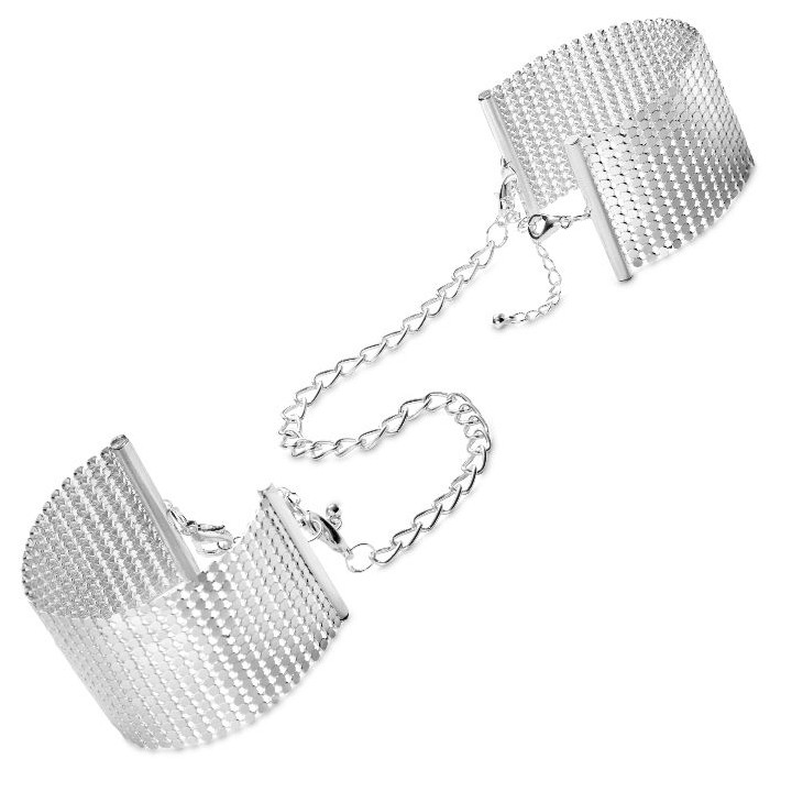 BIJOUX - DÉSIR MÉTALLIQUE SILVER METALLIC HANDCUFFS