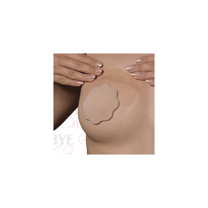 BYE-BRA - BREASTS ENHANCER + NIPPLE COVERS SILK CUP D/F