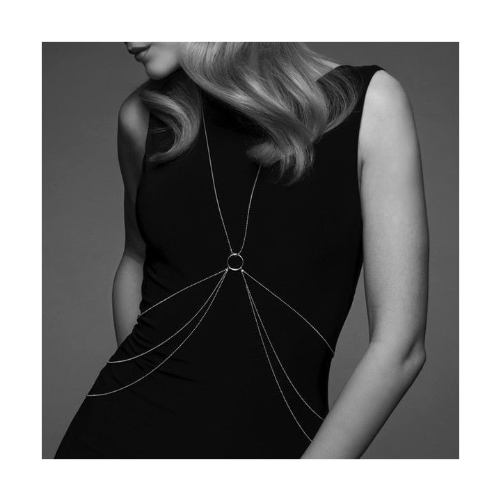 BIJOUX - MAGNIFIQUE METAL CHAINS FOR THE BODY 8 SILVER